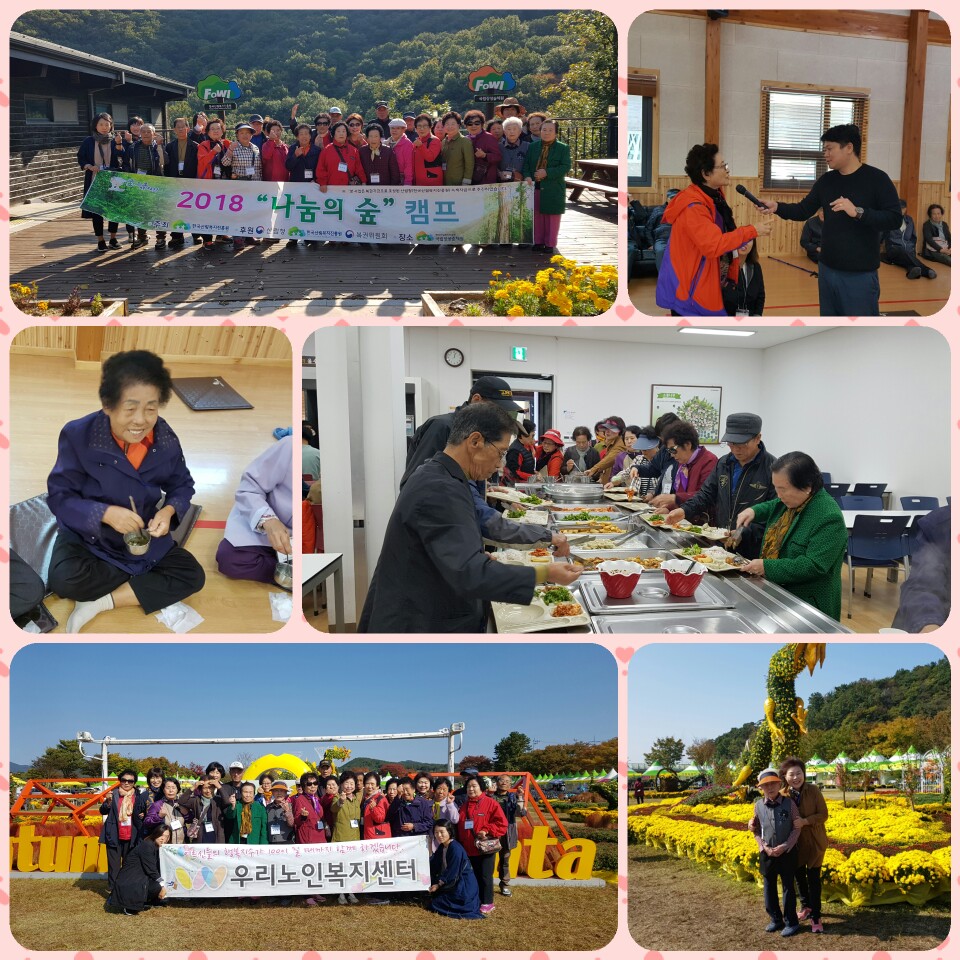 나눔의 숲 캠프(국립장성숲체원) 참가 및 장성 나들이(2018.10.17_수)